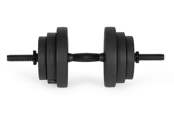 Justerbare manualer 2x20 kg vektstangsett 40 kg med stang og kettlebell