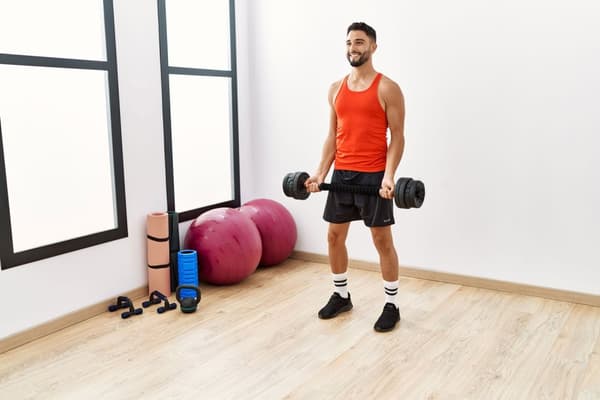 Justerbare manualer 2x20 kg vektstangsett 40 kg med stang og kettlebell