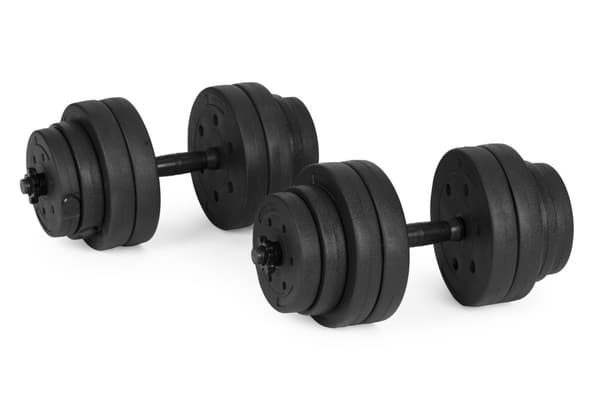 Justerbara hantlar 2x10 kg Träningsset 20 kg