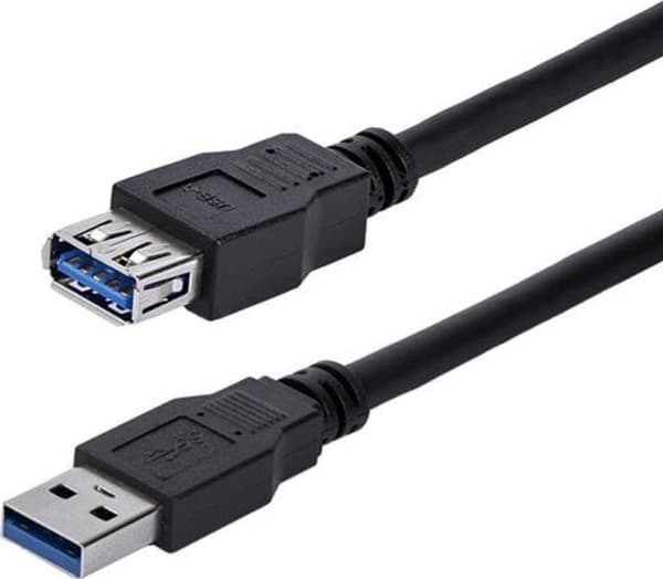 StarTech.com 1m sort SuperSpeed USB 3.0 forlængerkabel A til A