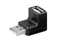 MicroConnect USB 2.0 - USB-adapter - USB (hun) til USB (han) - 90° stik