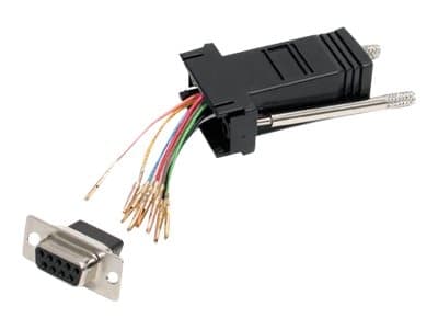 StarTech.com DB9 til modulær RJ45-adapter - F/F - Seriel adapter - DB-9 (hun) til RJ-45 (hun)