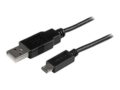 StarTech.com lang mikro-USB-kabel for lading og synkronisering M/M - 0,25 mm² - 3 m - USB-kabel
