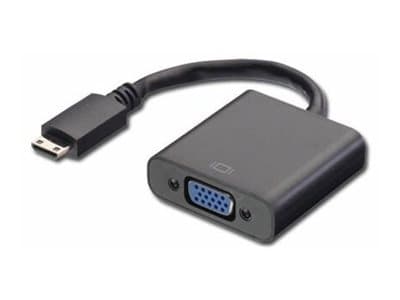 MicroConnect HDMI Mini - VGA-adapter - Videotransformator - HDMI - VGA - svart