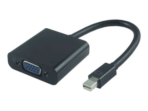 MicroConnect - Videotransformator - DisplayPort - VGA - svart