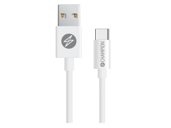 USB-A til USB-C-kabel 2m Hvit