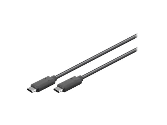 Goobay 38872, 0,5 m, USB C, USB C, USB 3.2 Gen 2 (3.1 Gen 2), 20 Gbit/s, svart