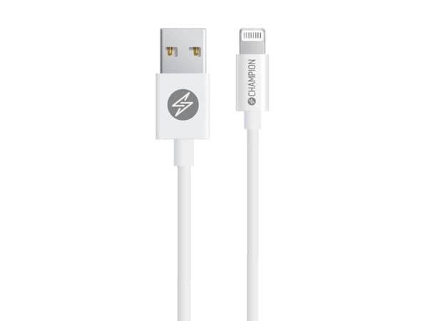 USB-A til Lightning-kabel 2m Hvit