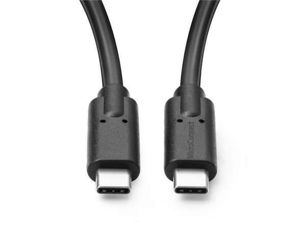 MicroConnect - USB-kabel - 24 pins USB-C (hann) til 24 pins USB-C (hann) - USB 3.2 Gen 2 - 20 V - 5 A