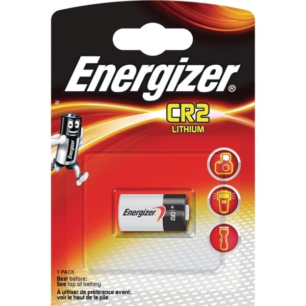 Energigiver - Batteri CR2 - Li/MnO2 - 800 mAh
