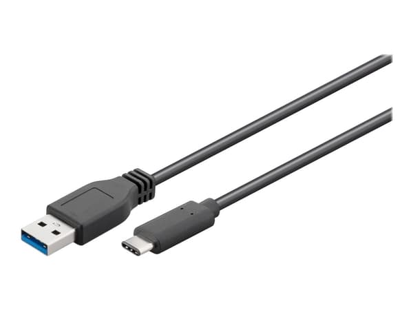 MicroConnect - USB-kabel - USB-C (hann) til USB type A (hann) - USB 3.2 Gen 1 - 3 m - svart