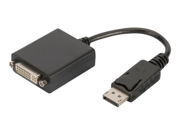 DIGITUS - Skjermadapter - dobbel lenke - DisplayPort (hann) til DVI-I (hun) - 15 cm