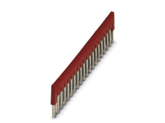 PHOENIX CONTACT Innsatsbro, stigning: 6,2 mm, bredde: 122,3 mm, antall stolper: 20, farge: rød