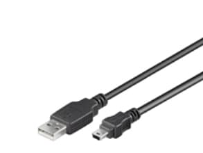 Goobay 93623, 1,5 m, USB A, Micro-USB B, Svart