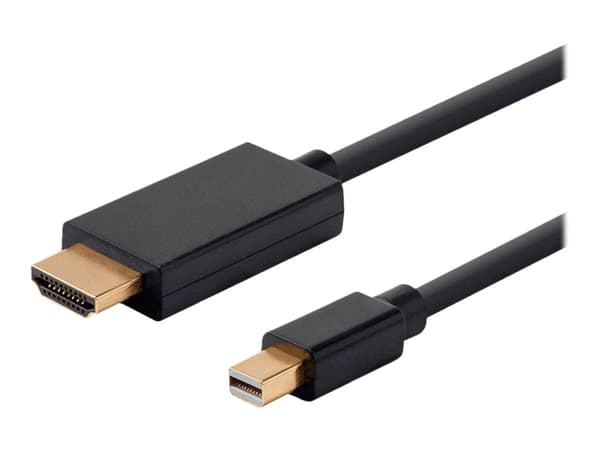 MicroConnect - Adapterkabel - Mini DisplayPort til HDMI - 2 m - svart - 4K60 Hz (4096 x 2160) støtte