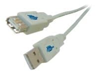 MicroConnect - USB-förlängningskabel - USB (hane) till USB (hona) - 10 cm