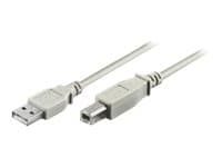MicroConnect - USB-kabel - USB (hann) til USB type B (hann) - 5 m