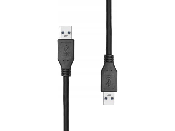 USB 3.2 Gen1 Kabel A til A M/M Sort 1M