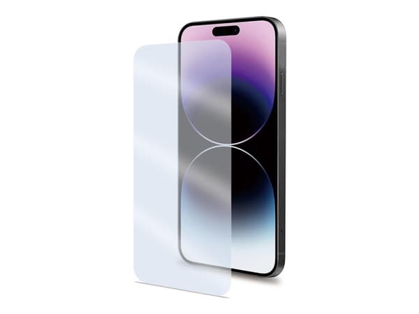 Celly Easy - Skærmbeskytter til mobiltelefon - glas - til Apple iPhone 15 Pro Max