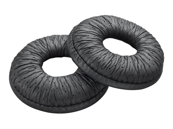 Poly - Öronkudde för trådlöst headset - konstskinn - svart (paket om 2)