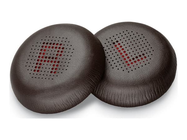 Poly - Headset ørepude - Espresso (pakke med 2) - til Poly Blackwire 7225
