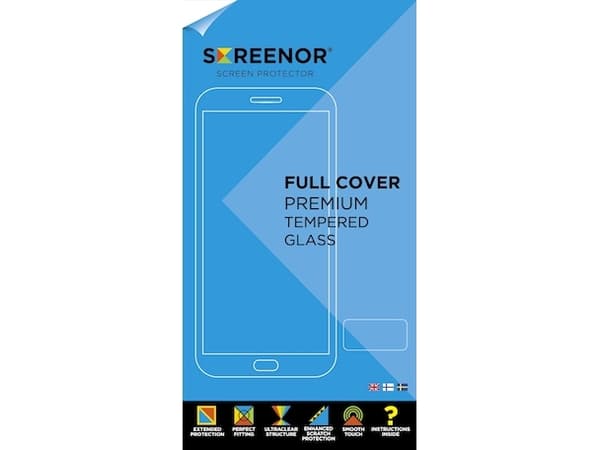 Screenor Premium Full Cover - Skjermbeskytter for mobiltelefon - glass - for Apple iPhone 6, 6s, 7, 8