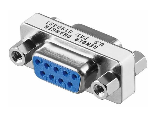 MicroConnect Mini - Toggle Connector - DB-9 (naaras) - DB-9 (naaras)