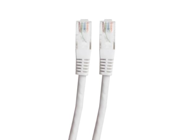 Connectech Cat5e kabel. 2 m. Hvid