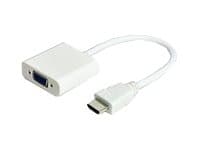 MicroConnect - Video transformer - HDMI - VGA - hvid