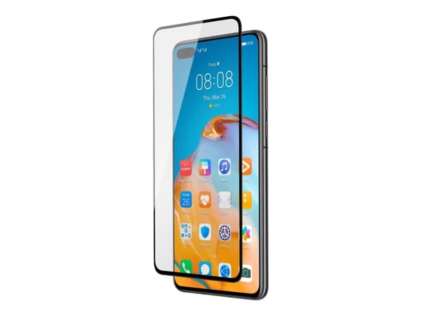 DELTACO SCRN-P40 - Skärmskydd för mobiltelefon - 2.5D - glas - för Huawei P40
