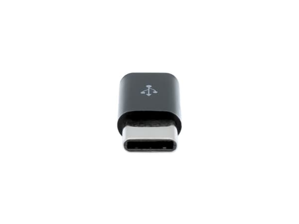 ProXtend USBC-MICROBA, USB-C, USB Micro B, Sort