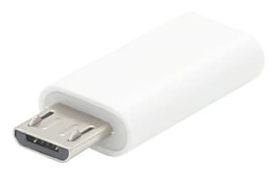 ProXtend USBMICROBA-USBCW, USB Micro B, USB C, Hvid