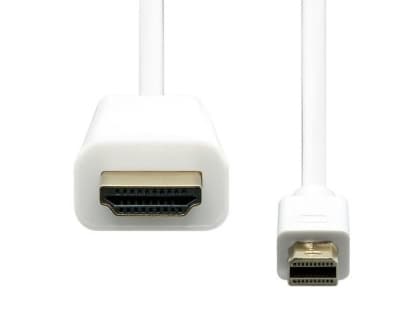ProXtend MDP-HDMI-002W, 2 m, Mini DisplayPort, HDMI, håndkontakt, rett