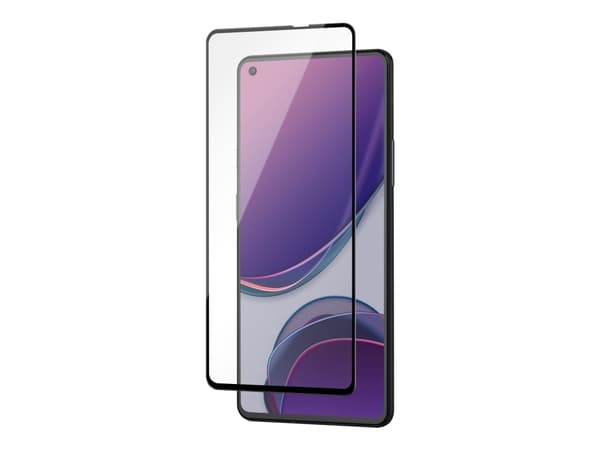 DELTACO - Mobiltelefon skærmbeskytter - fuld dækning - 2.5D - glas - til OnePlus 9