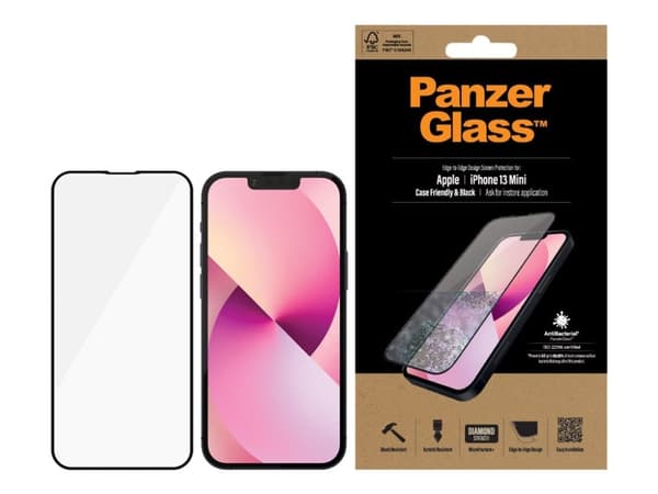 PanzerGlass™ | Etui-venligt - Skærmbeskytter til mobiltelefon - Kant-til-kant pasform