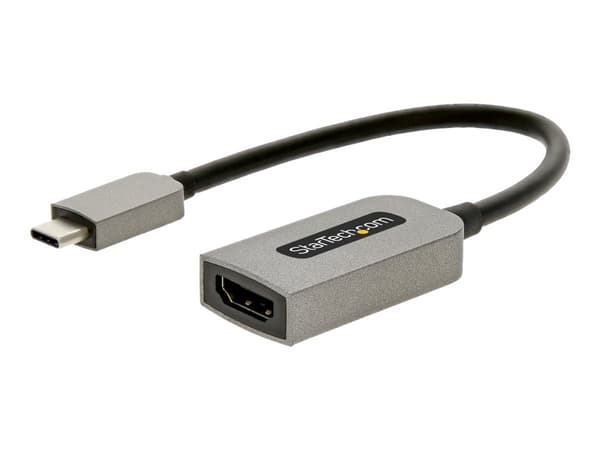 StarTech.com USB C til HDMI Adapter - 4K 60 Hz Video, HDR10 - USB-C til HDMI 2.0b Adapter Dongle