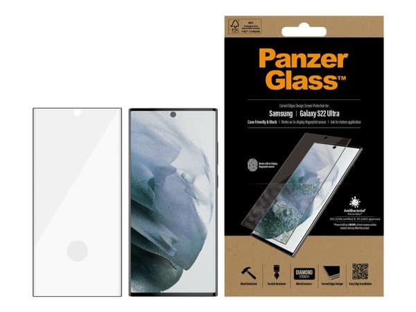 PanzerGlass™ | Koteloystävällinen - Näytönsuoja matkapuhelimelle - Reunasta reunaan sopiva