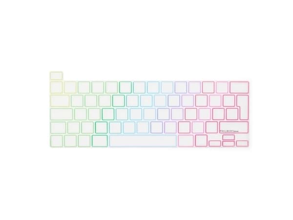 KB Cover MacBook Pro 13-16'' 2019-2022, TRNSP/Rainbow