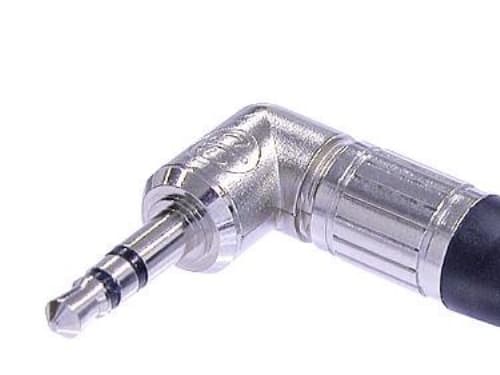 Neutrik NTR-NTP3RC, 3,5 mm, musta, hopea, messinki, nikkeli, polyamidi, polyoksimetyleeni (POM), sinkkiteräs