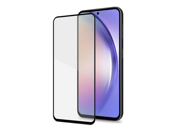 Celly Full Glass - Skærmbeskytter til mobiltelefon - glas - stel farve sort - til Samsung Galaxy A54