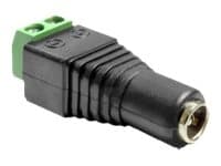 Delock-sovitin DC 2,1 x 5,5 mm naaras > Liitinlohko - Virtalähde
