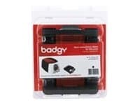 Badgy - Sort/monokrom - blækbåndpatron - til Badgy 100, 200 Evolis Primacy 2 Simplex Expert