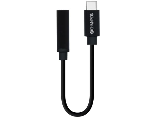Adapter USB-C til 3,5 mm DAC Svart
