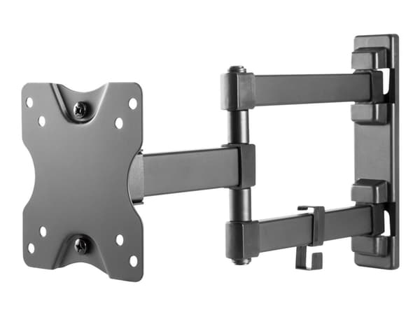 DELTACO ARM-1204 - Konsoll - full bevegelse - for TV/skjerm - svart - skjermstørrelse: 13"-27"
