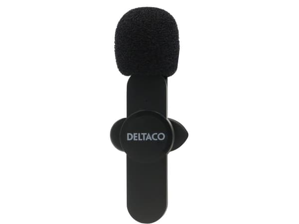 Mikrofon Deltaco Belaidis vlogging mikrofon DELTACO USB-C/Lightning, 1-pak / VLOG-100