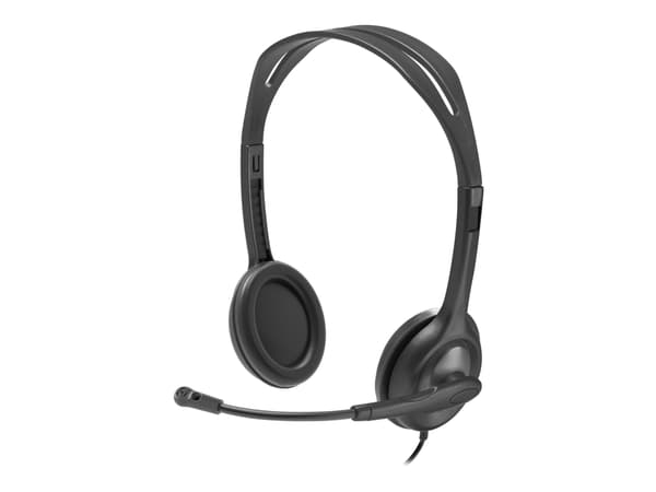 Logitech Stereo H111 - Headset - på øret - kablet