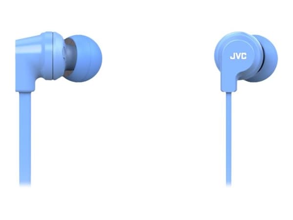 JVC HA-FX21BT - Kuulokkeet mikrofonilla - in-ear - Bluetooth - langaton - sininen