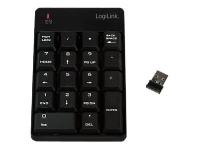 LogiLink - Tastatur - trådløs - 2,4 GHz
