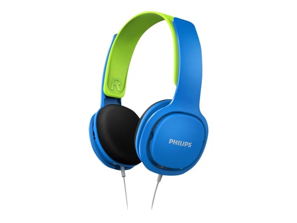Philips Kids SHK2000BL - Kuulokkeet - korvalla - langallinen - 3,5 mm pistoke - ääneneristys - sininen