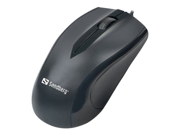 Sandberg USB Mouse - Mus - optisk - 3 knappar - kabelansluten - USB